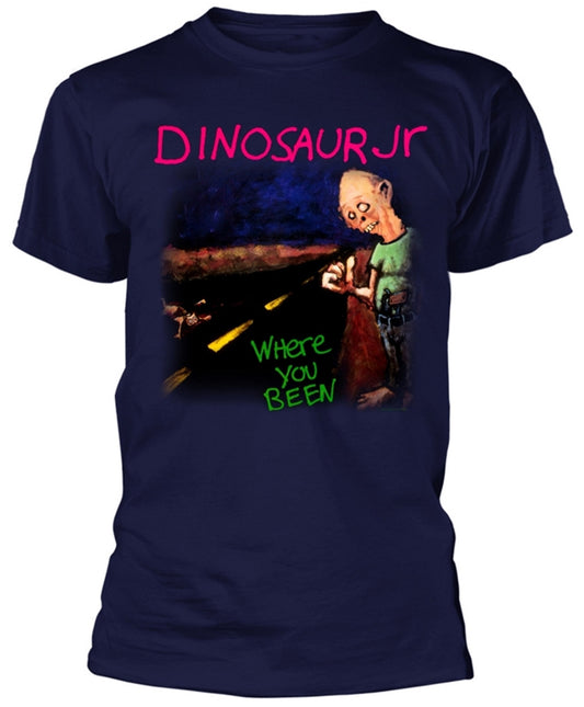 Men's T-Shirt - Dinosaur Jnr - Where you been (Blue)